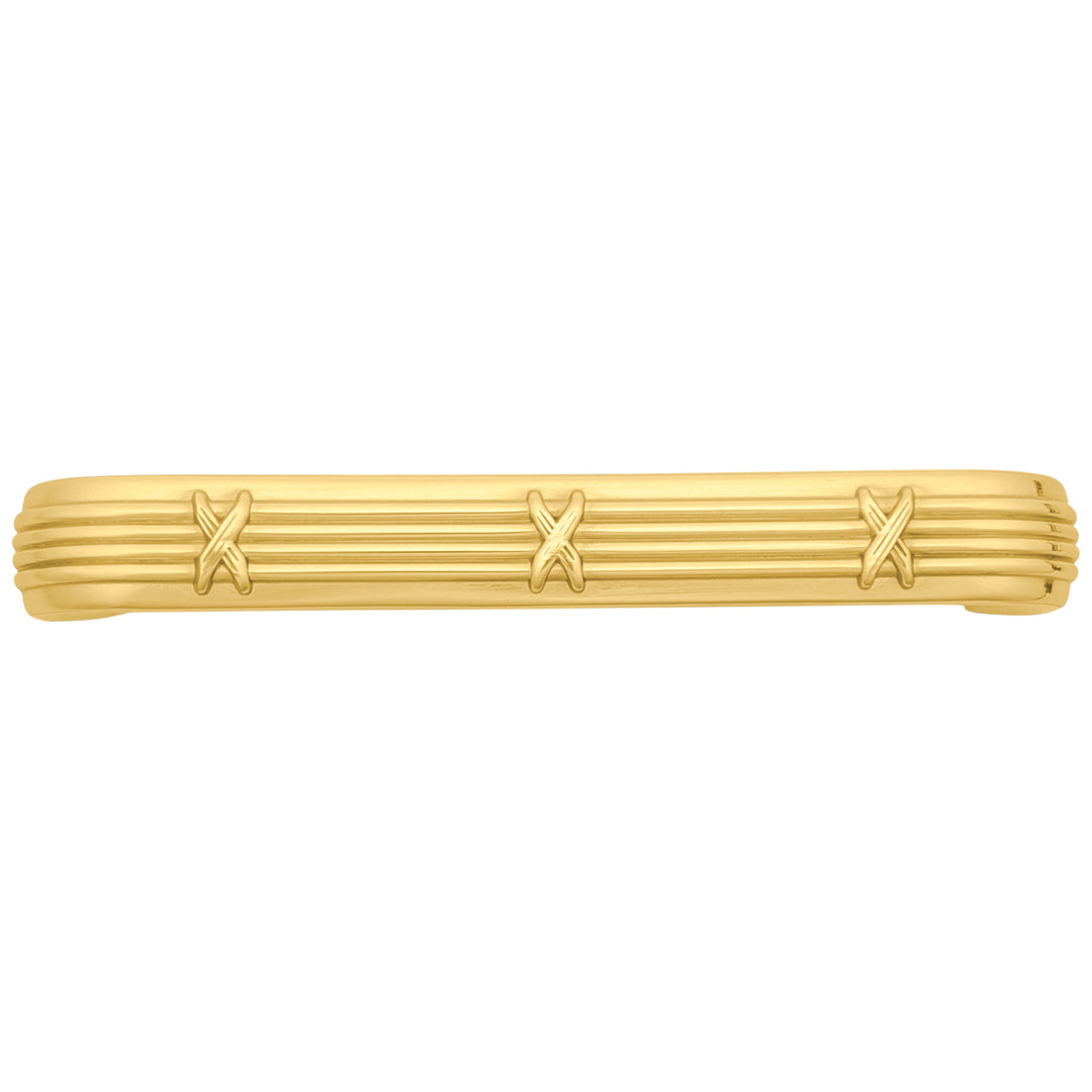 5 inch Overall (4.5 inch C-C) Ribbon & Reed Trellis Cabinet Pull (Several Finishes Available) (Copy) (Copy)