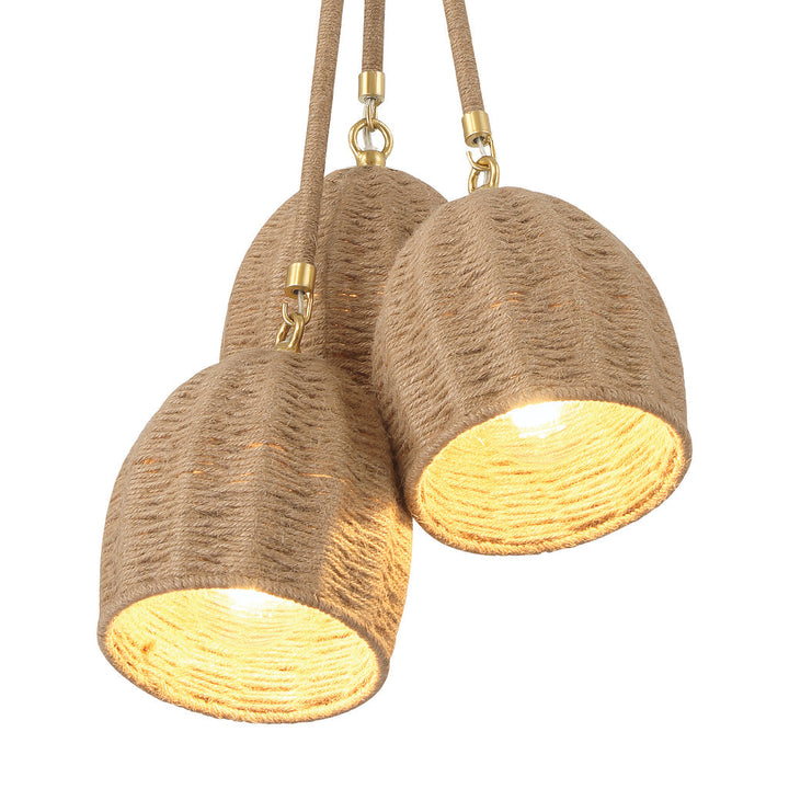 Crystorama Crystorama Jace 3 Light Soft Gold Pendant