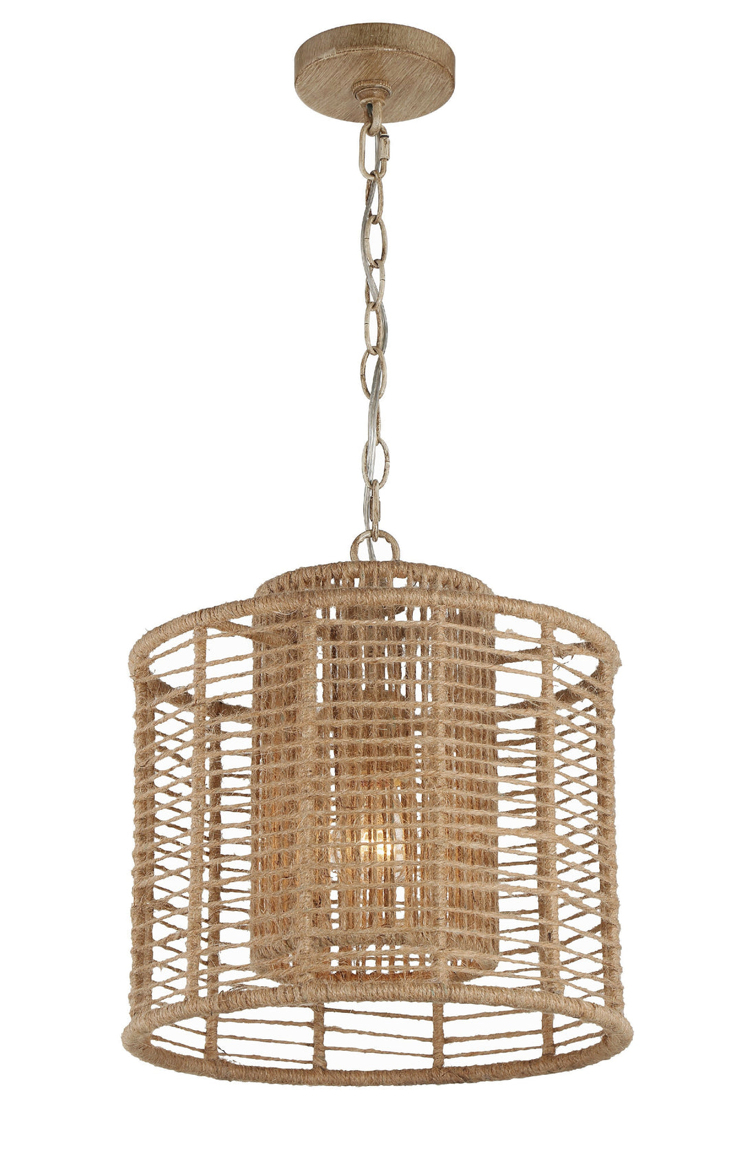 Crystorama Crystorama Jayna 1 Light Burnished Silver Mini Pendant