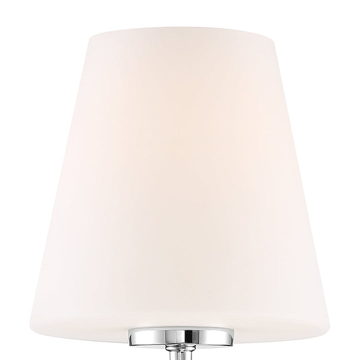 Crystorama Crystorama Lena 1 Light Polished Chrome Sconce