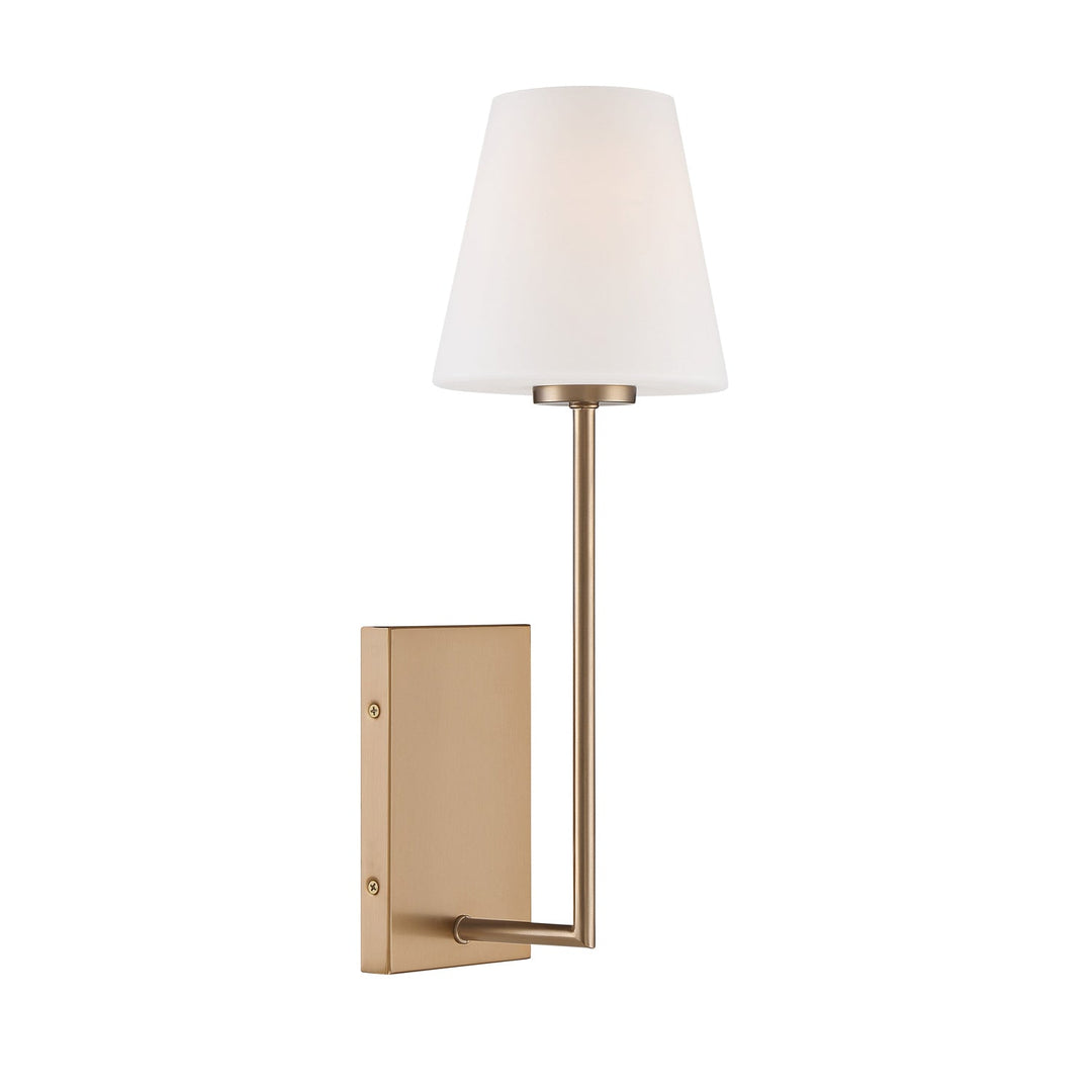 Crystorama Crystorama Lena 1 Light Vibrant Gold Sconce