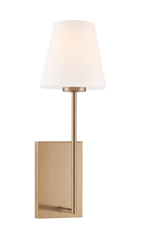 Crystorama Crystorama Lena 1 Light Vibrant Gold Sconce