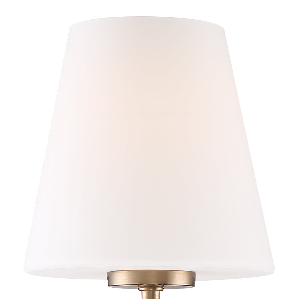 Crystorama Crystorama Lena 1 Light Vibrant Gold Sconce