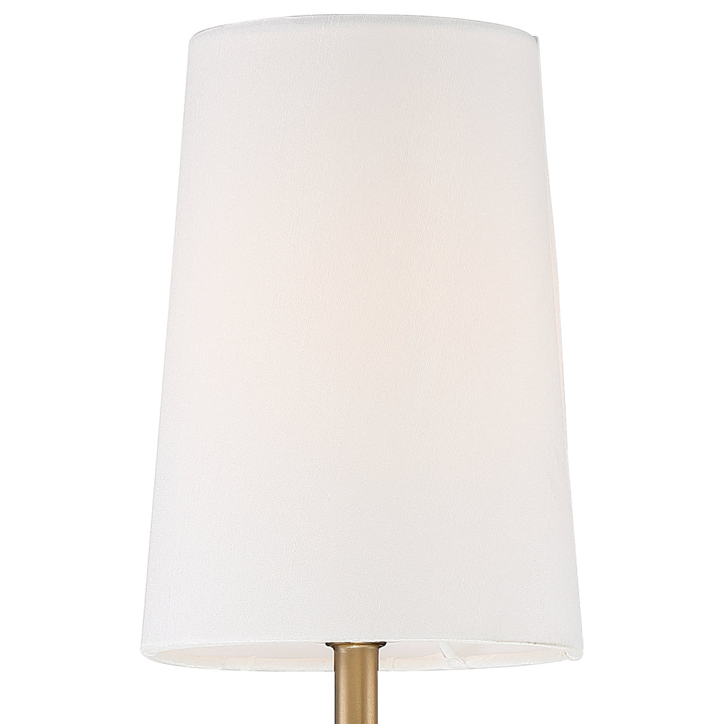 Crystorama Crystorama Lena 1 Light Vibrant Gold Sconce