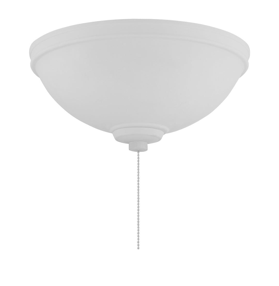 ##Antique Hardware## 3 Light Elegance Bowl LED Light Kit (White Frost Glass)