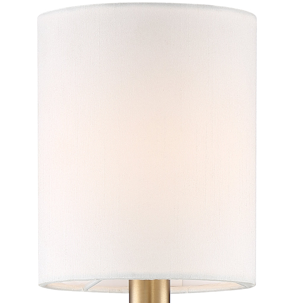 Crystorama Crystorama Lloyd 1 Light Aged Brass Sconce