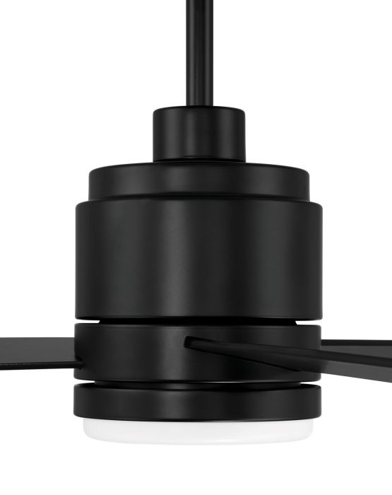 ##Antique Hardware## 42" McCoy 3-Blade in Flat Black w/ Flat Black Blades