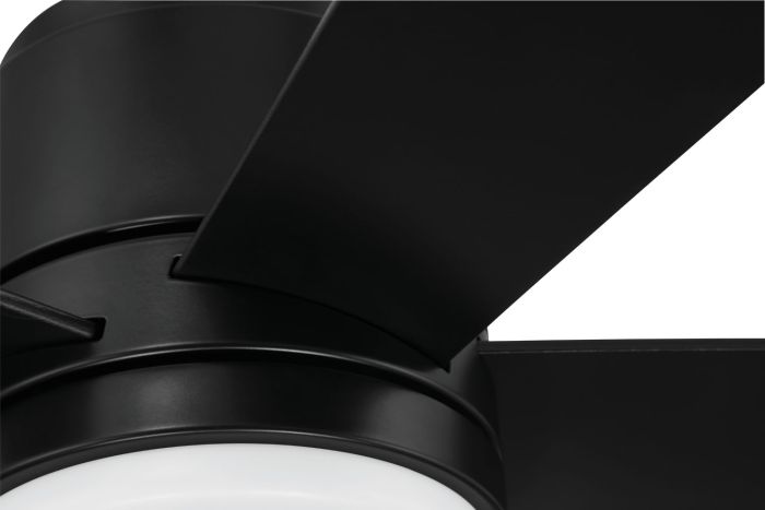 ##Antique Hardware## 52" McCoy 4-Blade in Flat Black w/ Flat Black Blades