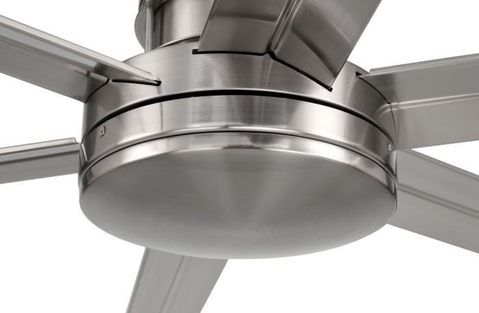 ##Antique Hardware## 80" Mondo in Brushed Polished Nickel w/ Brushed Nickel Blades