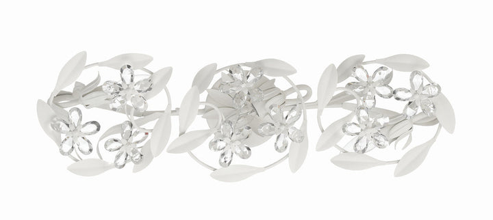 Crystorama Crystorama Marselle 3 Light Matte White Bathroom Vanity