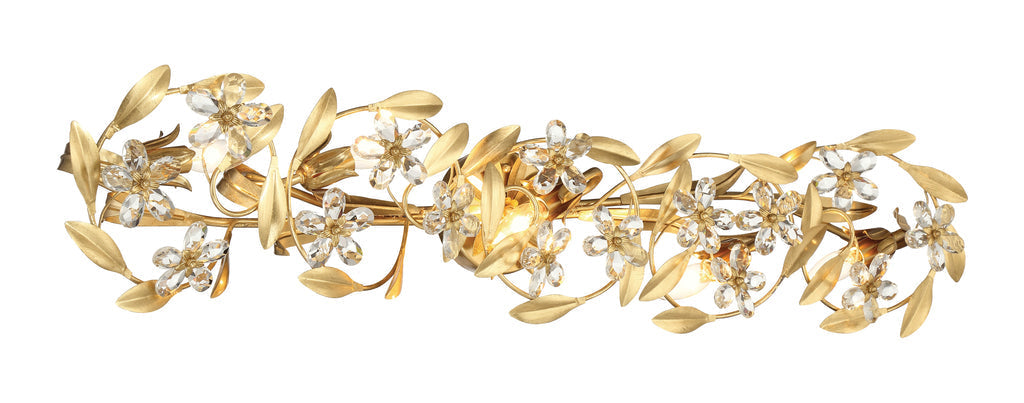 Crystorama Crystorama Marselle 5 Light Antique Gold Bathroom Vanity