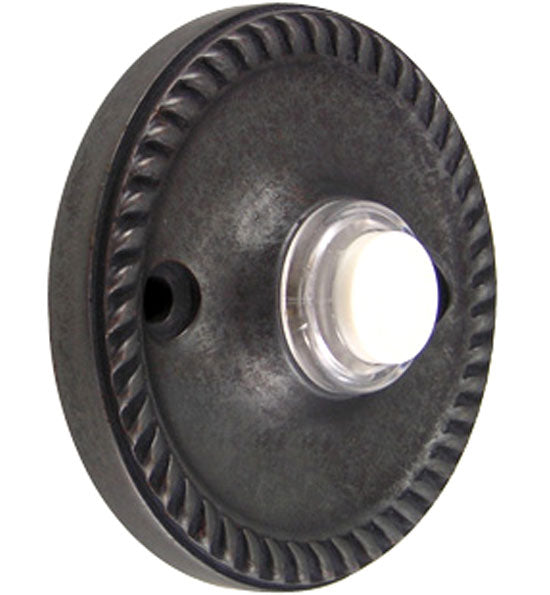 Solid Brass Georgian Roped Doorbell (Several Finishes Available) COPPER MOUNTAIN HARDWARE