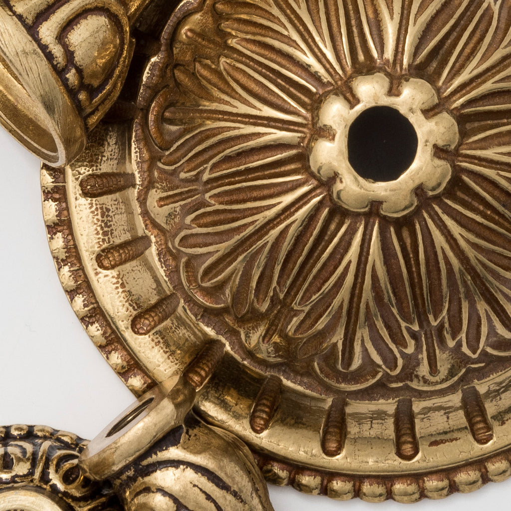 Crystorama Crystorama Crystorama 2 Light Olde Brass Cast Semi Flush Mount