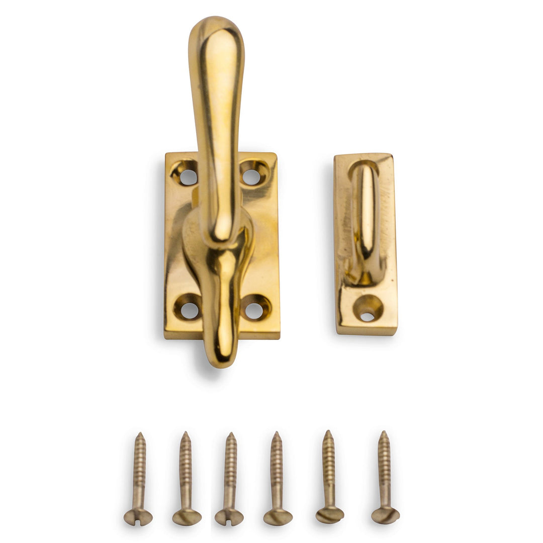 2 1/2 Inch Cabinet Latch with Handle (Several Finishes Available) COPPER MOUNTAIN HARDWARE