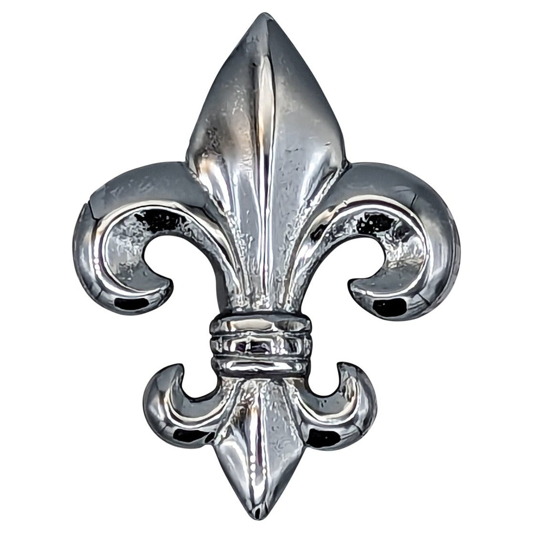 COPPER MOUNTAIN HARDWARE Large Oversized Antique Fleur de Lis Cabinet & Furniture Knob