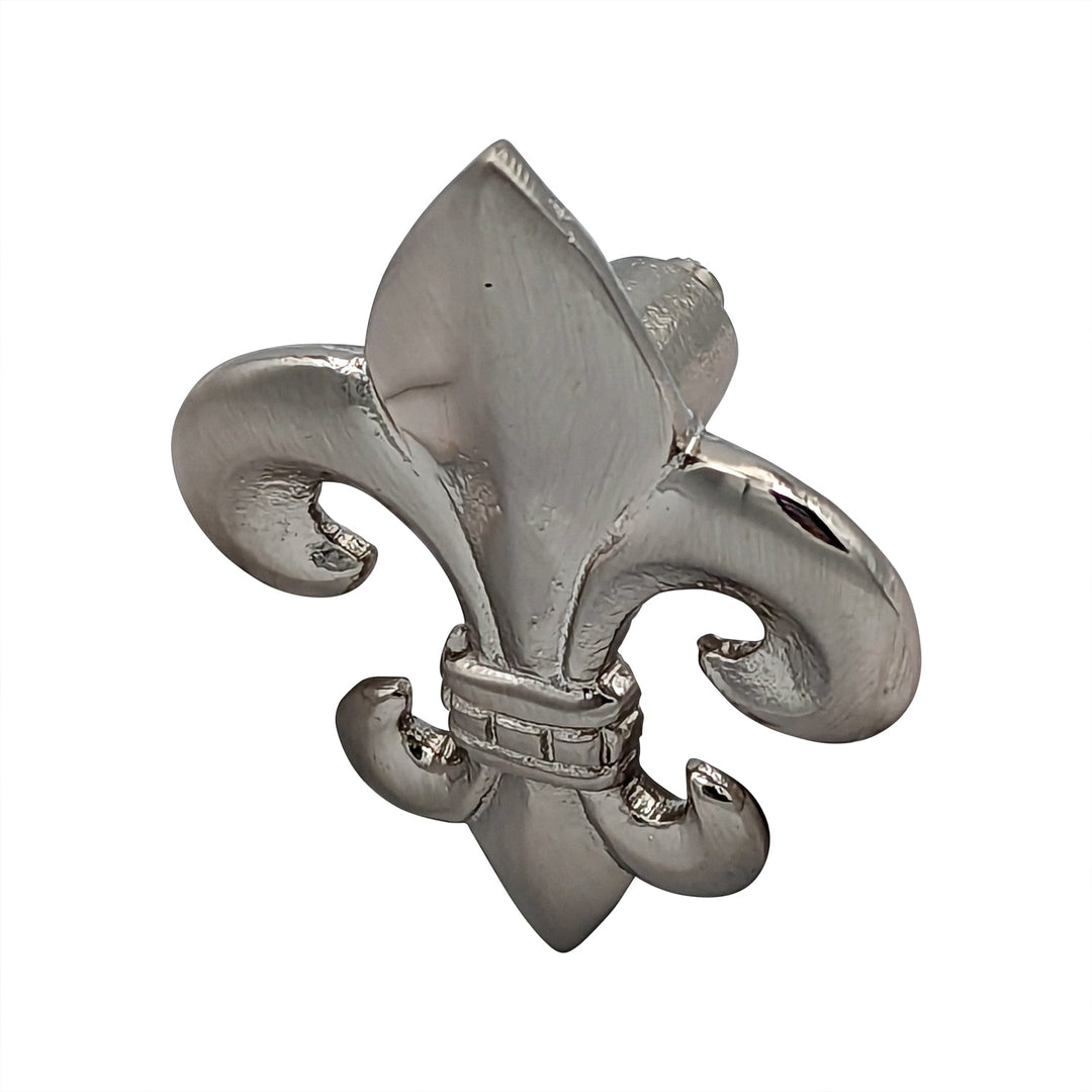 COPPER MOUNTAIN HARDWARE Large Oversized Antique Fleur de Lis Cabinet & Furniture Knob