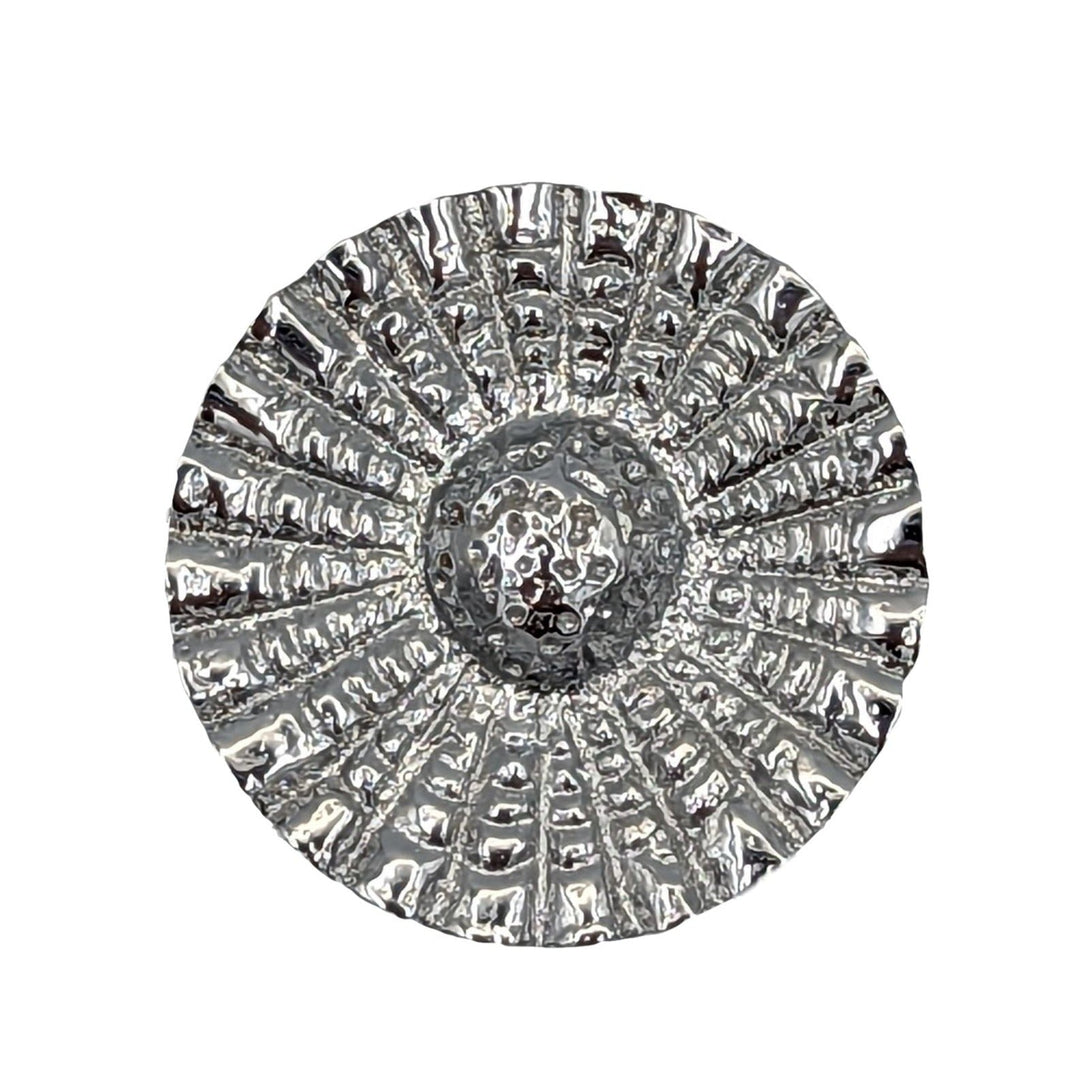 1 Inch Solid Brass Art Deco Style Round Cabinet and Furniture Knob COPPER MOUNTAIN HARDWARE