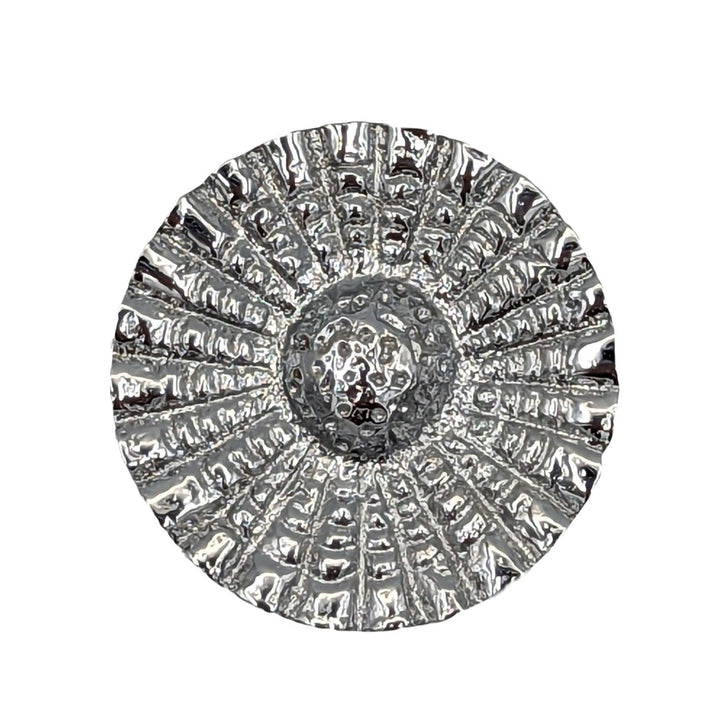 1 Inch Solid Brass Art Deco Style Round Cabinet and Furniture Knob COPPER MOUNTAIN HARDWARE