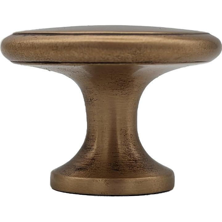 1 1/2 Inch Brass Flat Top Cabinet Knob (Several Finishes Available) COPPER MOUNTAIN HARDWARE