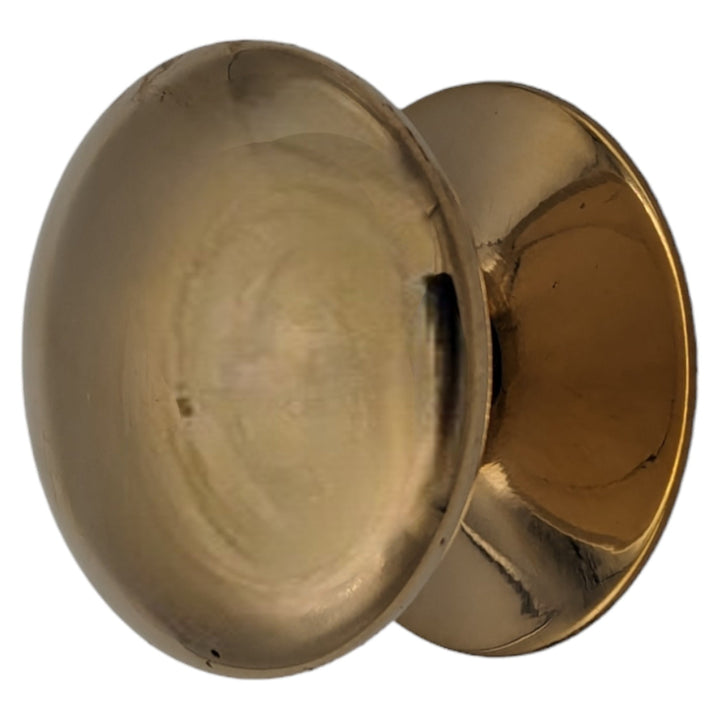 1 1/3 Inch Round Cabinet Knob with Backplate (Several Finishes Available) COPPER MOUNTAIN HARDWARE