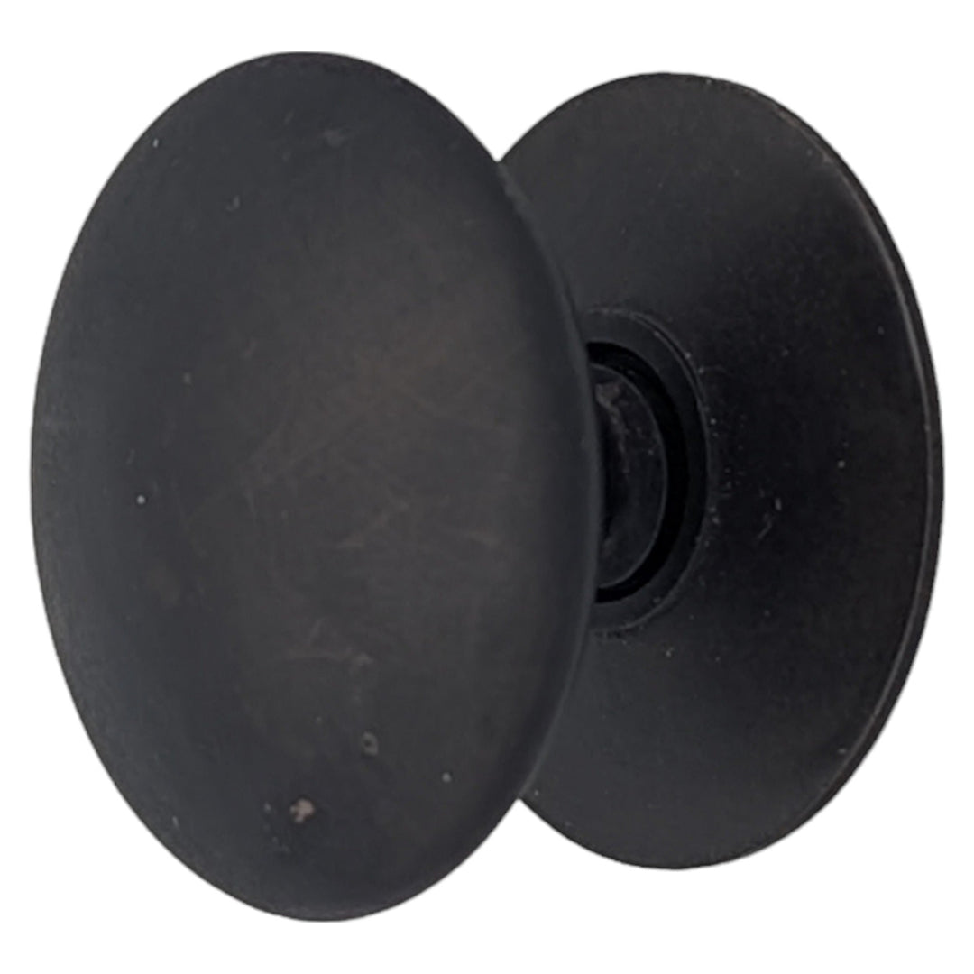 1 1/3 Inch Round Cabinet Knob with Backplate (Several Finishes Available) COPPER MOUNTAIN HARDWARE