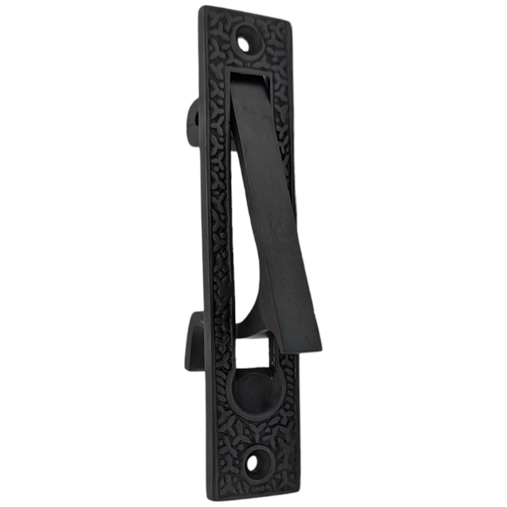 COPPER MOUNTAIN HARDWARE 5 Inch Solid Brass Rice Pattern Edge Pull in Several Finishes