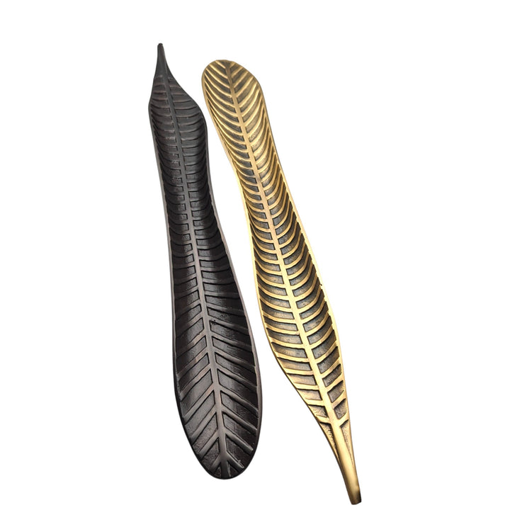 24 1/2 inch (12 inch c-c) Artistic Frond Oversize Pull (Several Finishes Available) COPPER MOUNTAIN HARDWARE