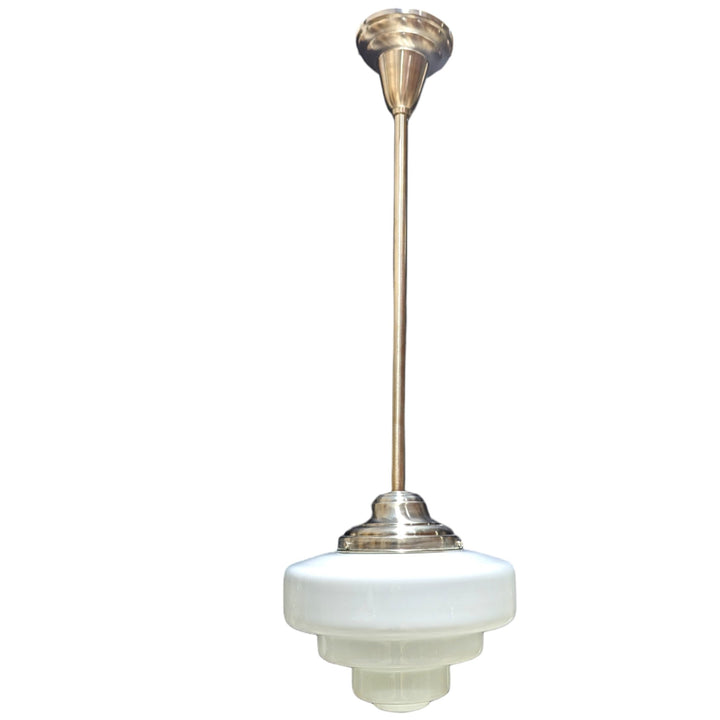 34 1/2 Inch Manhattan Skyscraper Nouveau Style Bar Light (Satin Nickel Finish) COPPER MOUNTAIN HARDWARE