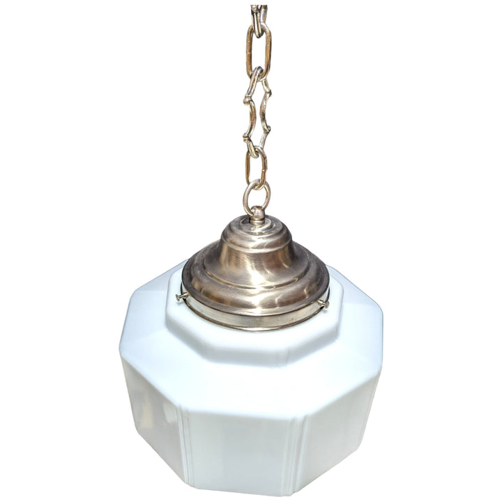 34 1/2 Inch Manhattan Skyscraper Grandeur Style Chain Light (Satin Nickel Finish) COPPER MOUNTAIN HARDWARE