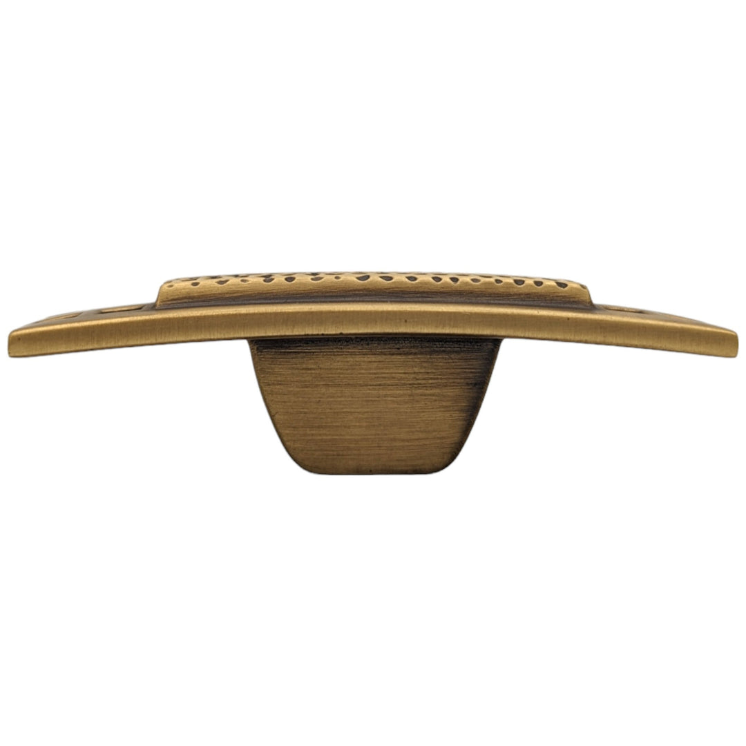 2 1/2 Inch Solid Brass Elongated Craftsman Cabinet Knob (Several Finishes Available) COPPER MOUNTAIN HARDWARE