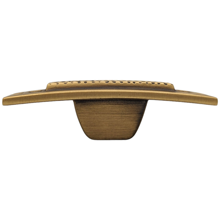 2 1/2 Inch Solid Brass Elongated Craftsman Cabinet Knob (Several Finishes Available) COPPER MOUNTAIN HARDWARE