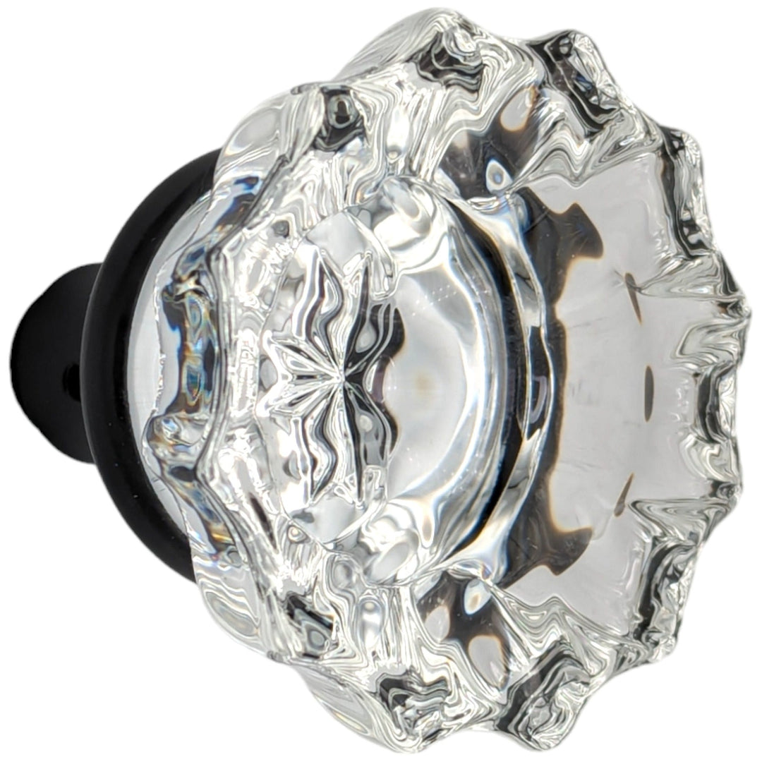 Fluted Crystal Spare Knob Set (Black Bronze) COPPER MOUNTAIN HARDWARE