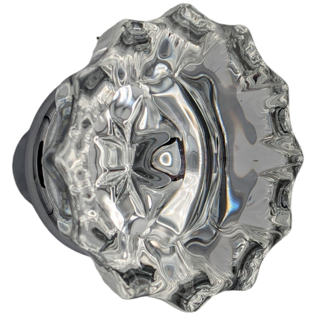 Fluted Crystal Spare Knob Set (Satin Nickel) COPPER MOUNTAIN HARDWARE