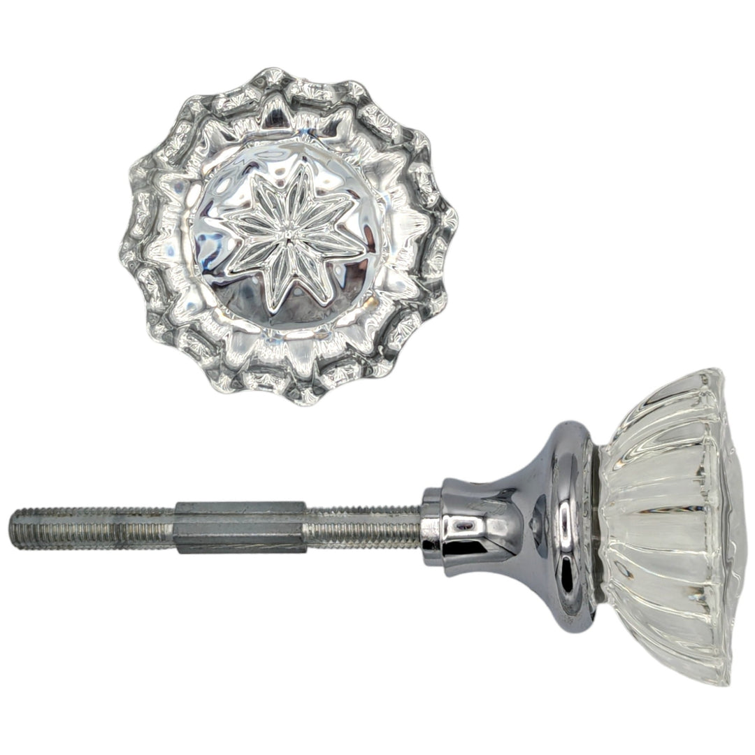 Fluted Crystal Spare Knob Set (Several Finishes Available) COPPER MOUNTAIN HARDWARE