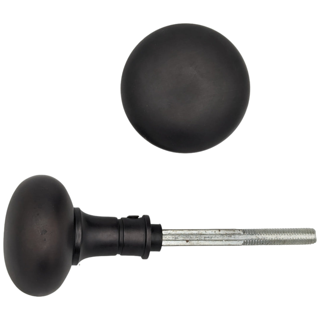 COPPER MOUNTAIN HARDWARE Solid Brass Round Spare Door Knob Set