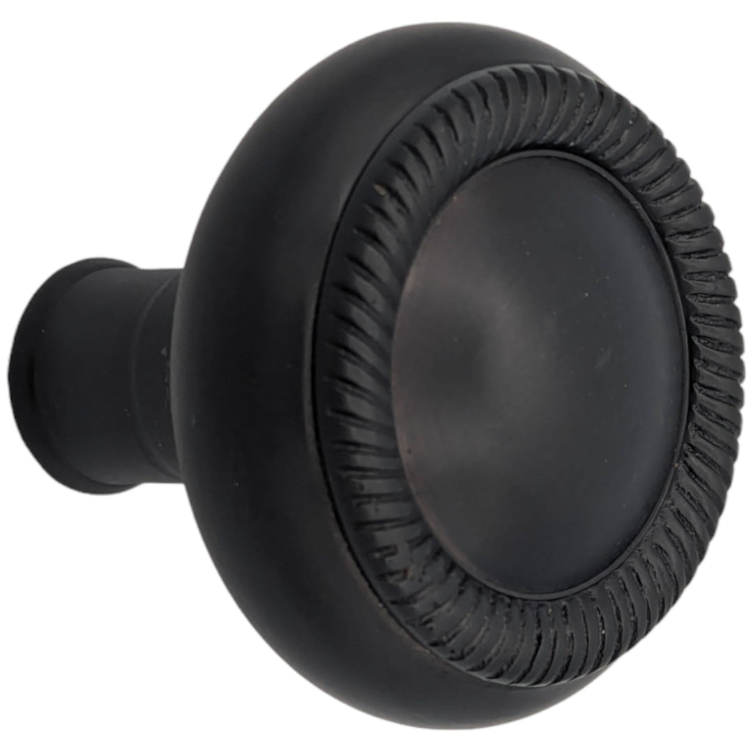 Georgian Roped Solid Brass Spare Door Knob Set (Several Finishes Available) COPPER MOUNTAIN HARDWARE