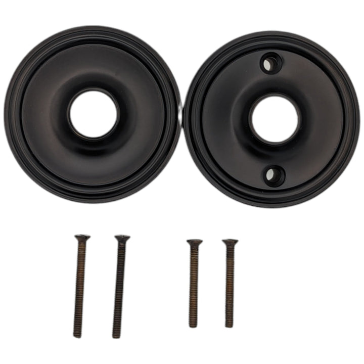 Traditional Style Solid Brass Rosette Plates (Several Finishes Available) COPPER MOUNTAIN HARDWARE