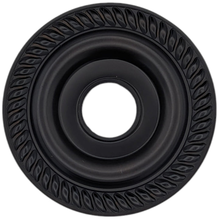 Georgian Rope Style Solid Brass Rosette Plates (Several Finishes Available) COPPER MOUNTAIN HARDWARE