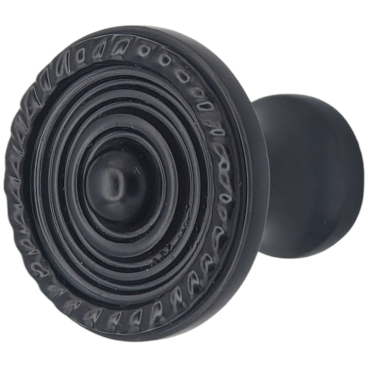 COPPER MOUNTAIN HARDWARE Solid Brass Art Deco Beaded Circle Cabinet & Furniture Knob