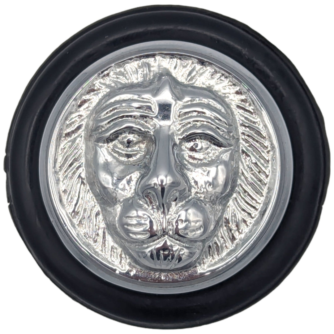 Lion Head Brass Floor Mount Door Stop (Several Finishes Available) COPPER MOUNTAIN HARDWARE