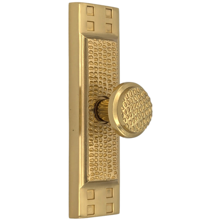 3 1/2 Inch (3 Inch c-c) Solid Brass Craftsman Cabinet Knob (Several Finishes Available) COPPER MOUNTAIN HARDWARE