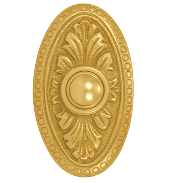Brass Doorbell Push Button Avalon Style