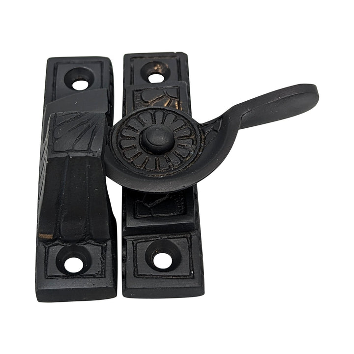 Solid Brass Art Deco Style Window Sash Lock COPPER MOUNTAIN HARDWARE