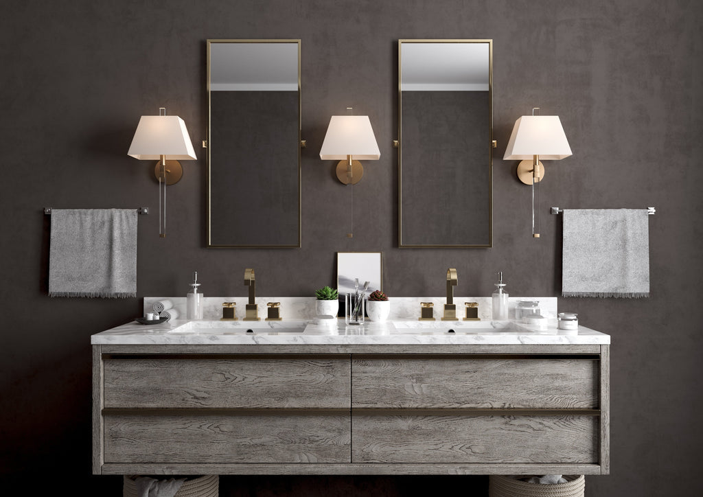 Crystorama Crystorama Renee 1 Light Aged Brass Sconce