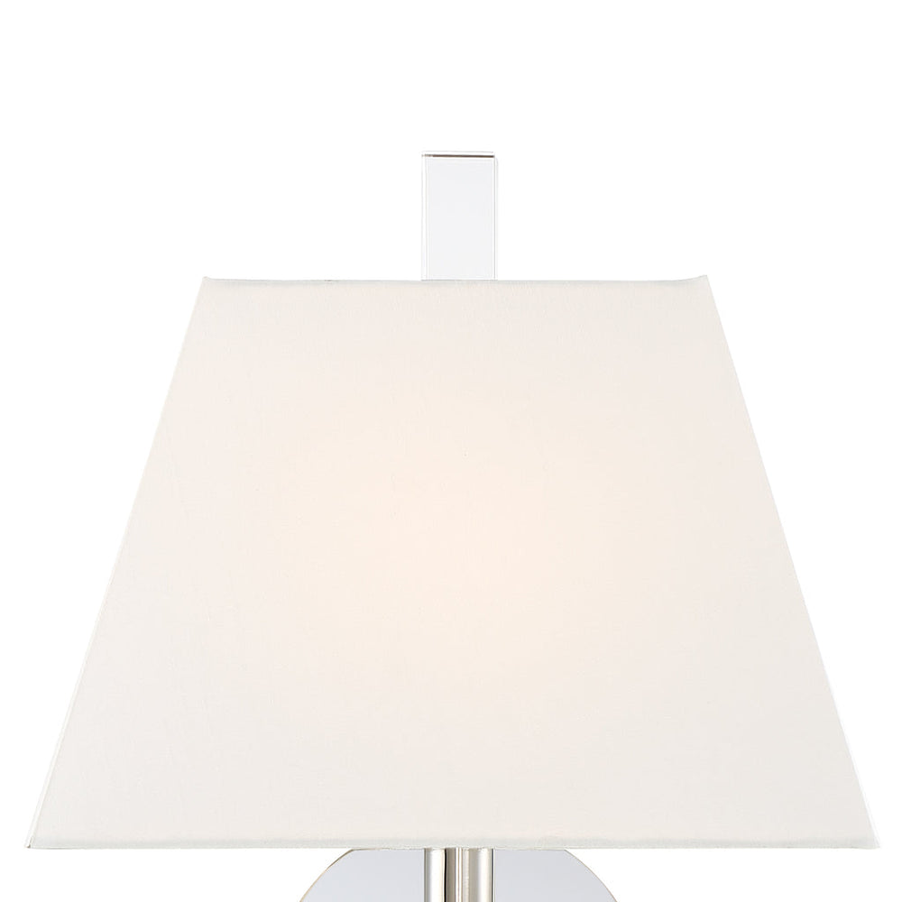 Crystorama Crystorama Renee 1 Light Polished Nickel Sconce