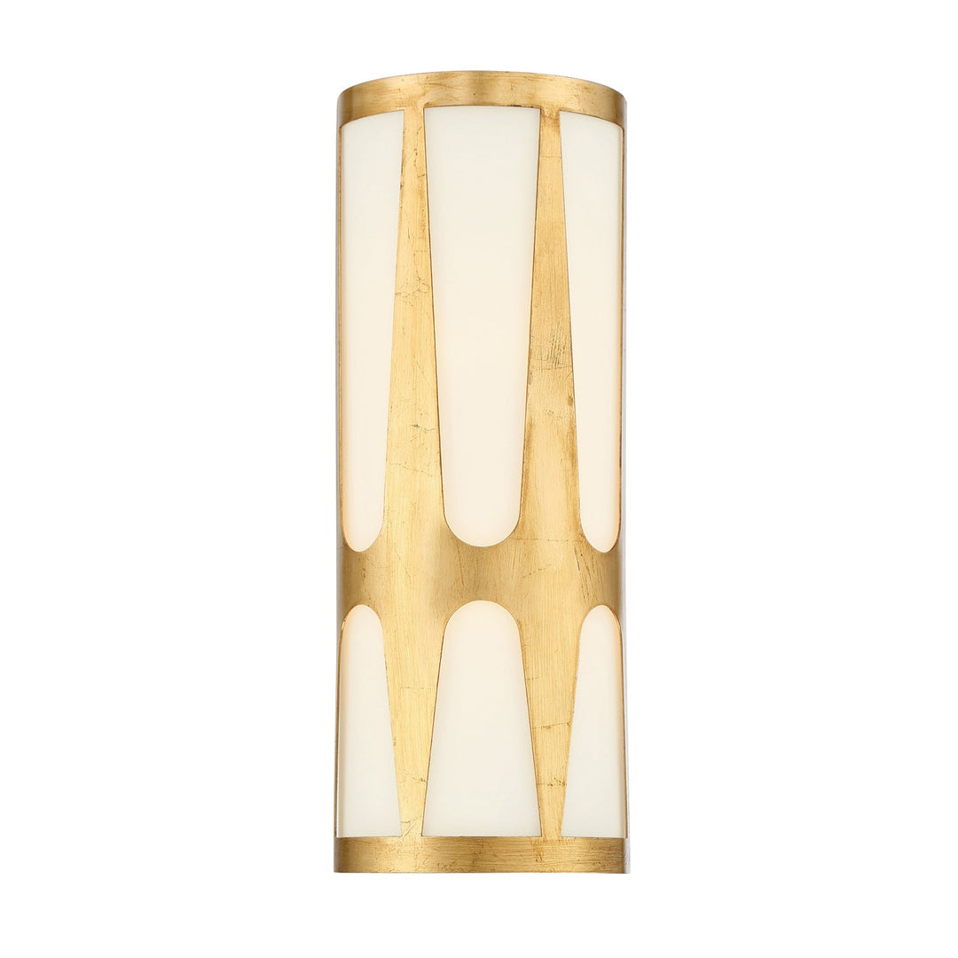 Crystorama Crystorama Royston 2 Light Antique Gold Sconce