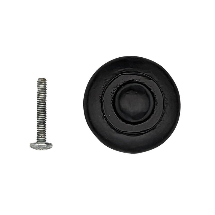 1 1/4 Inch Solid Iron Round Beveled Button Cabinet & Furniture Knob COPPER MOUNTAIN HARDWARE