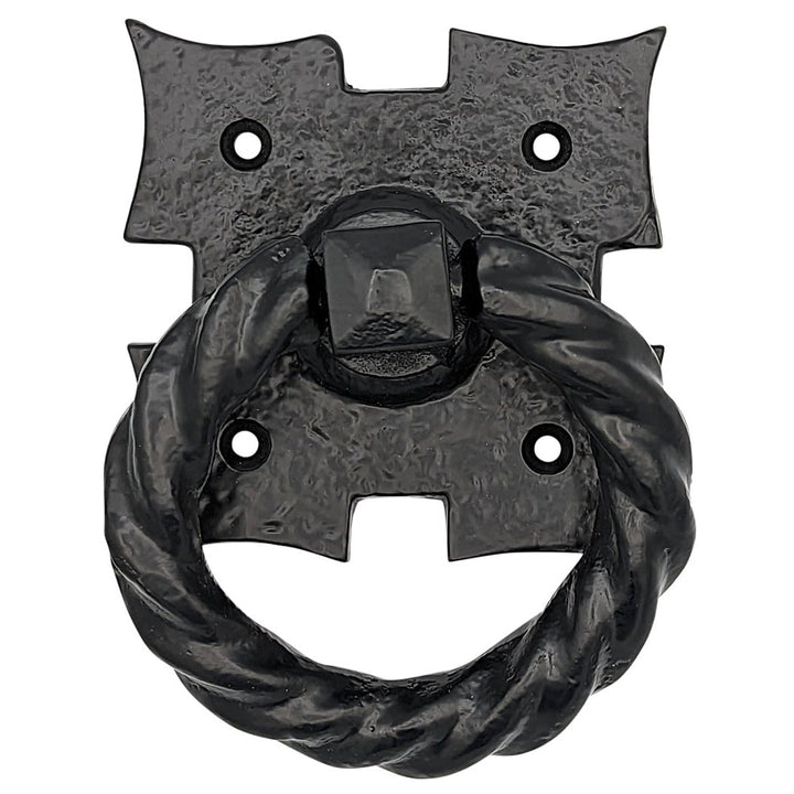 4 1/8 Inch Solid Iron Medieval Style Door or Drawer Pull COPPER MOUNTAIN HARDWARE