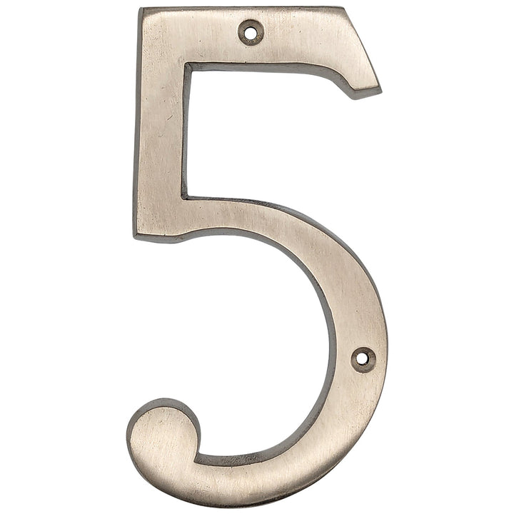 6 Inch Tall House Number 5 COPPER MOUNTAIN HARDWARE