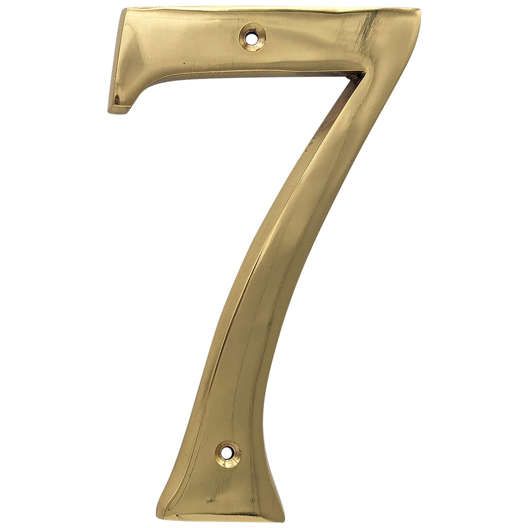 6 Inch Tall House Number 7 COPPER MOUNTAIN HARDWARE